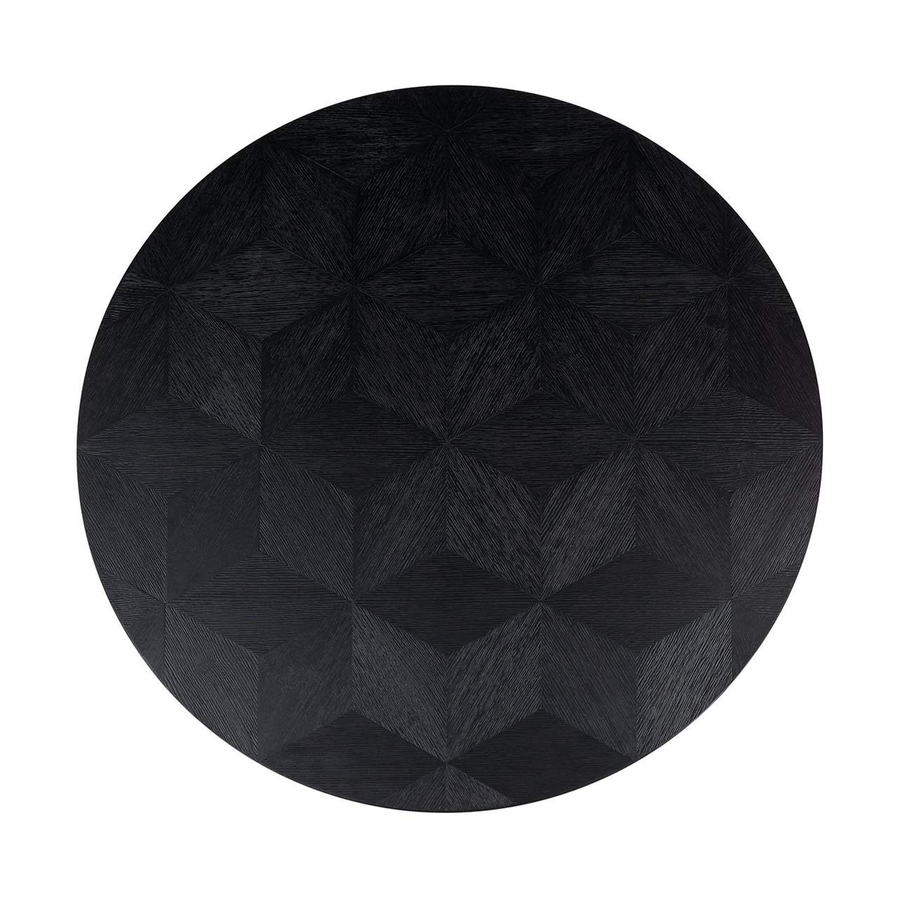 Coffee table Blax 110Ø (Black)